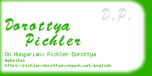 dorottya pichler business card